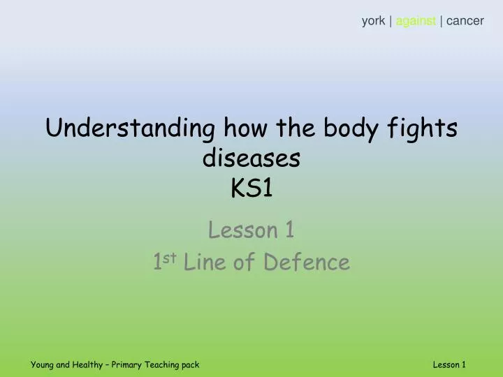 understanding how the body fights diseases ks1
