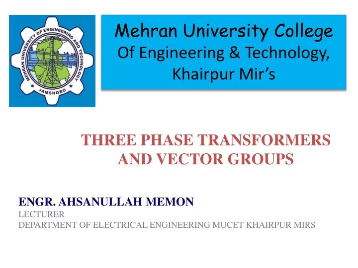 mehran university college of engineering technology khairpur mir s