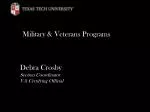 Military &amp; Veterans Programs - slide 1