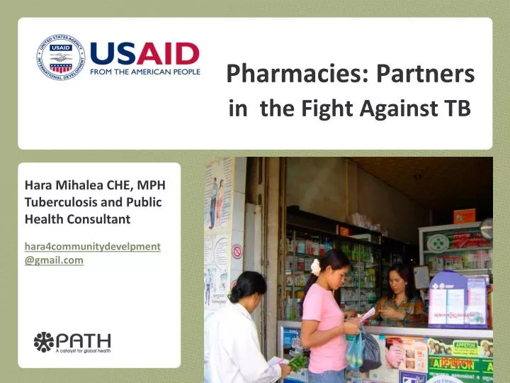 pharmacies partners in the fight against tb