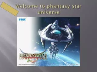 Welcome to phantasy star universe