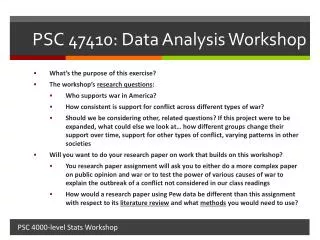 PSC 47410: Data Analysis Workshop