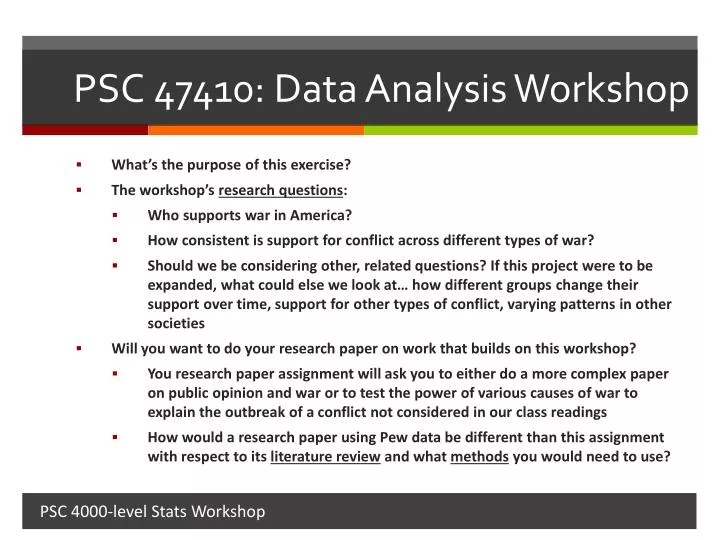 psc 47410 data analysis workshop