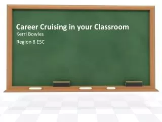 Career Cruising in your Classroom