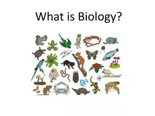 What is Biology?