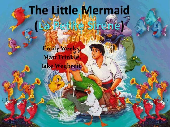 the little mermaid la petite sirene