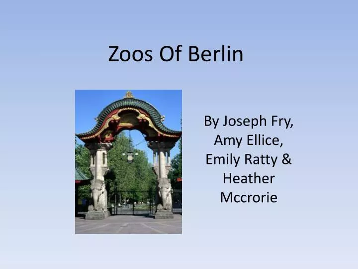 zoos of berlin