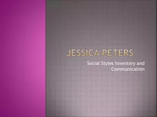 Jessica Peters