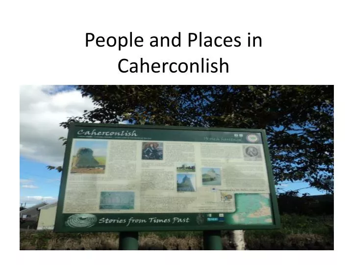 people and places in caherconlish