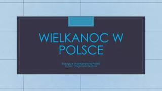wielkanoc w polsce