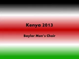 Kenya 2013