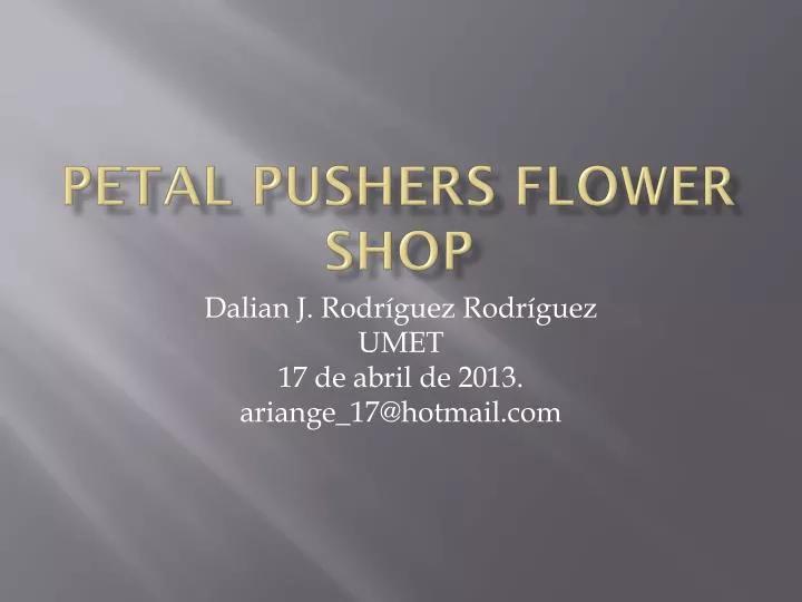 petal pushers flower shop