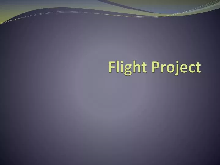 flight project
