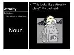 Atrocity - slide 1