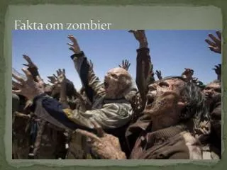 fakta om zombier