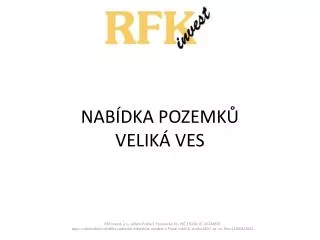 nab dka pozemk velik ves
