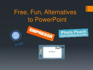 Free, Fun, Alternatives to PowerPoint