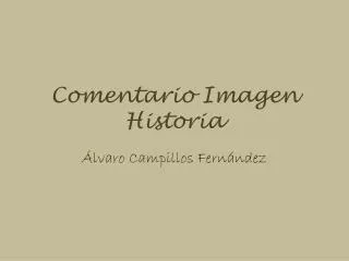 comentario imagen historia