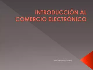 introducci n al comercio electr nico