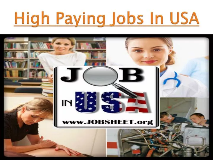 high paying jobs in usa