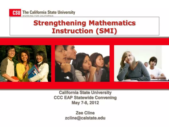 strengthening mathematics instruction smi