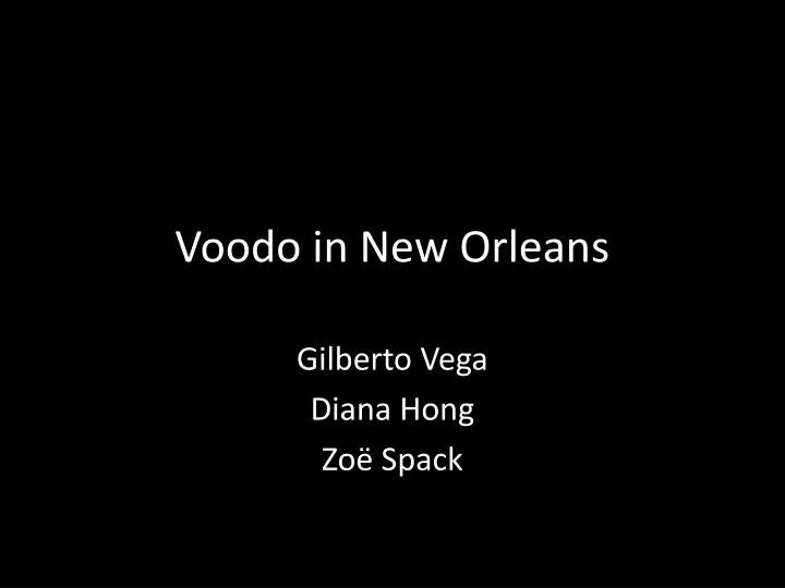 voodo in new orleans