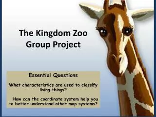 Essential Questions What characteristics are used to classify living things?