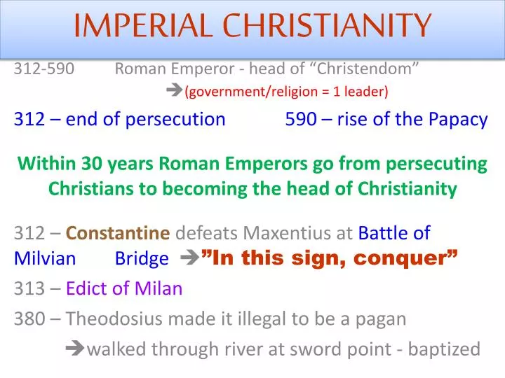 imperial christianity
