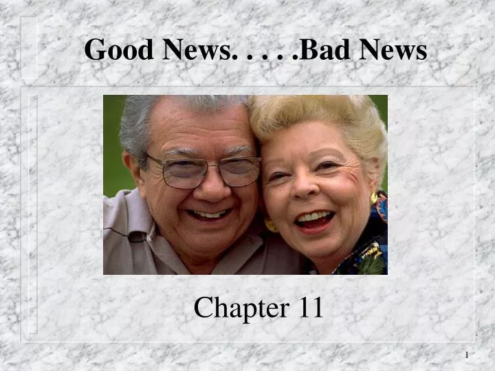 good news bad news