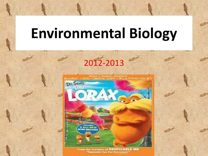 environmental biology