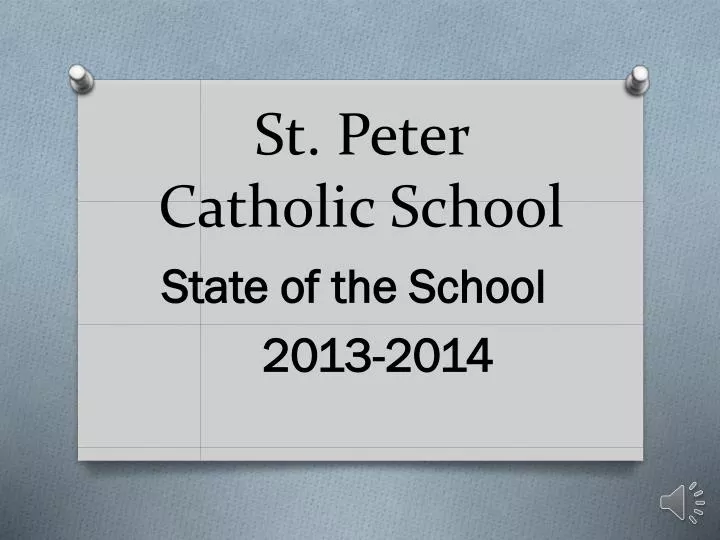 st peter catholic school