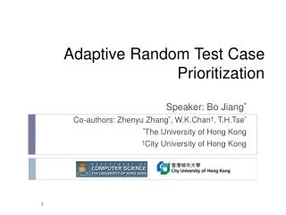 Adaptive Random Test Case Prioritization