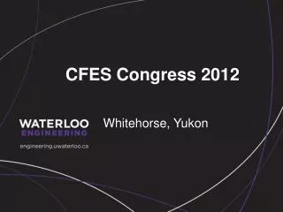 CFES Congress 2012