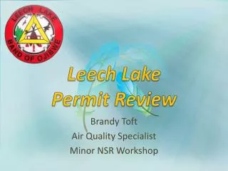 Leech Lake Permit Review