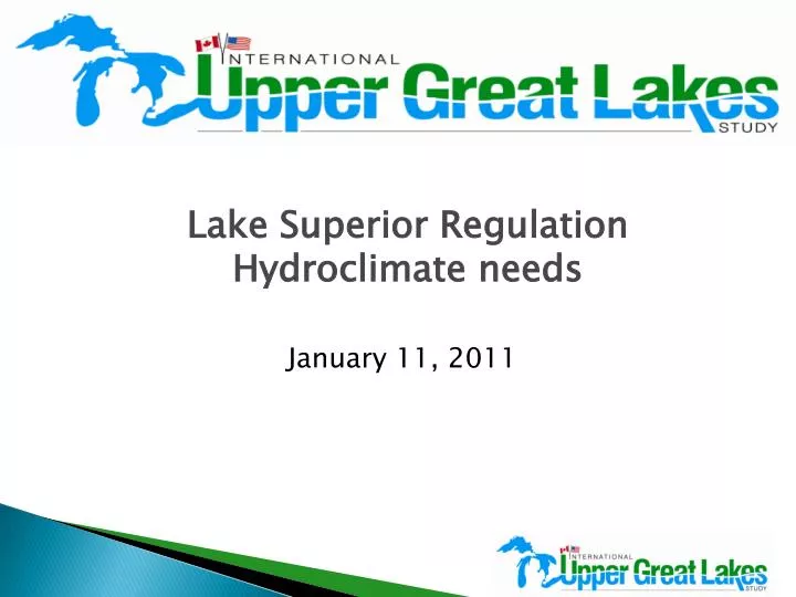 lake superior regulation hydroclimate needs