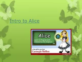 Intro to Alice