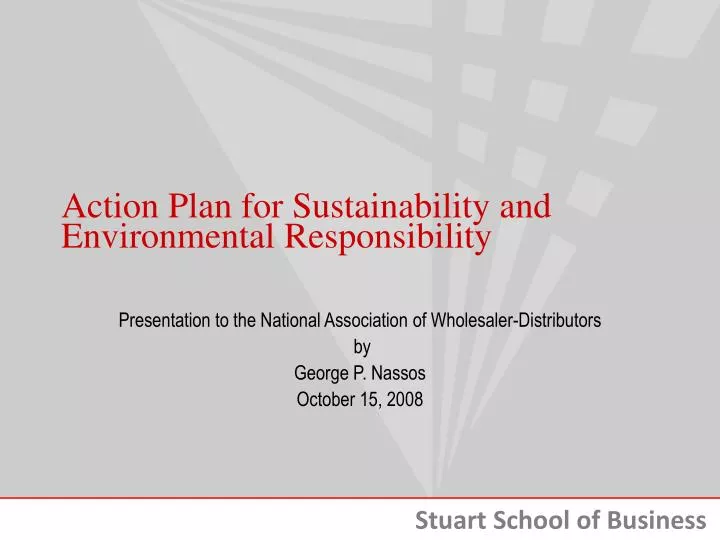 action plan for sustainability and environmental responsibility