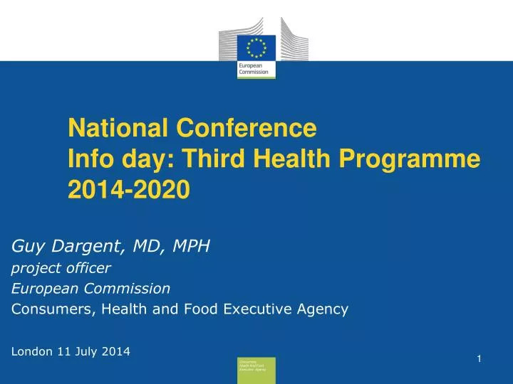 national conference info day third health programme 2014 2020