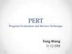 PERT Program Evaluation and Review Technique - slide 1