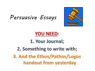 Persuasive Essays