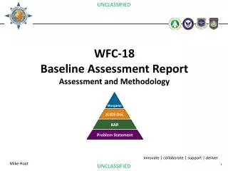 WFC-18 Baseline Assessment Report Assessment and Methodology