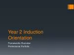 Year 2 Induction Orientation - slide 1