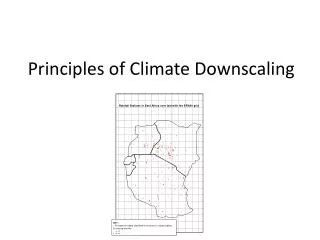 Principles of Climate Downscaling