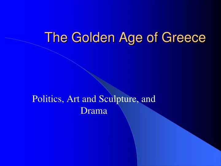 the golden age of greece