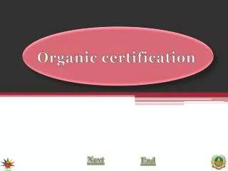 Organic certification