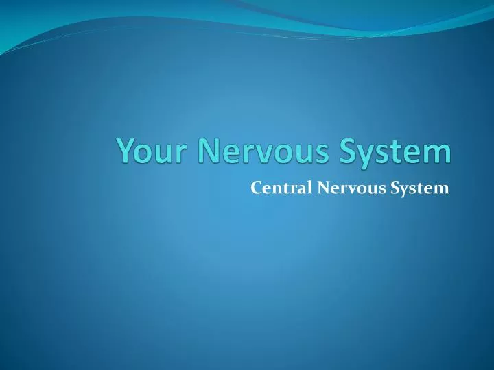 your nervous system