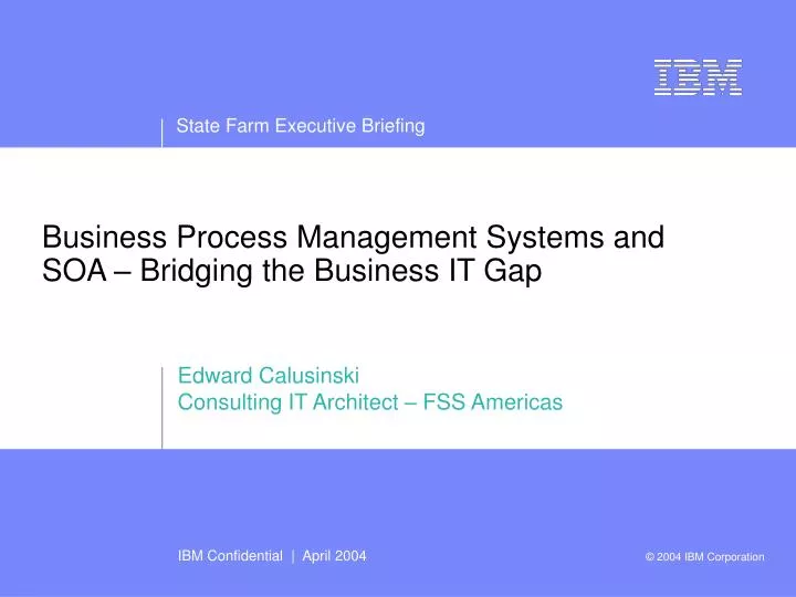 business process management systems and soa bridging the business it gap