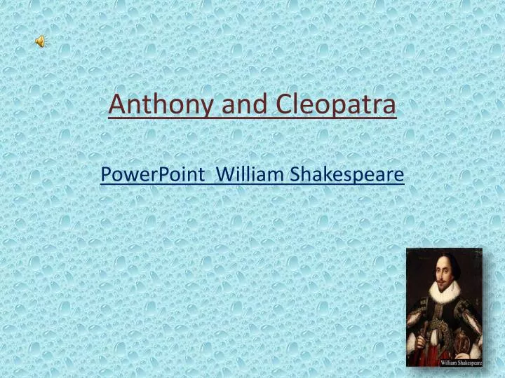 anthony and cleopatra