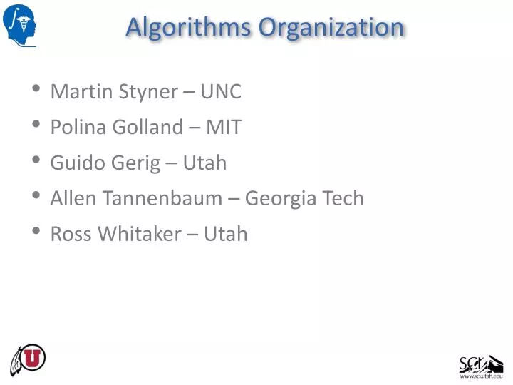 algorithms organization