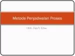 Metode Penjadwalan Proses - slide 1